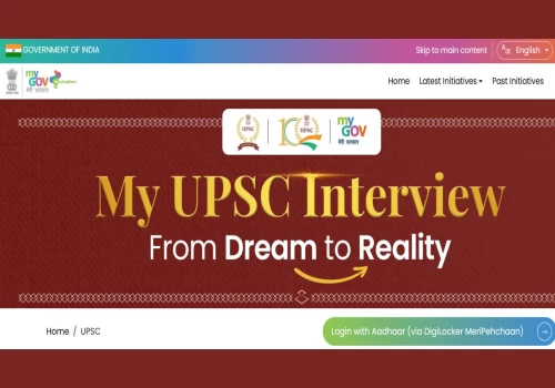 UPSC launches ‘My UPSC Interview’ portal to mark its centenary year